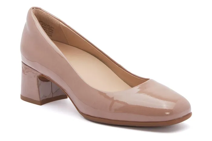 ABEO Footwear Avenue Pump Tan Patent Women Dress