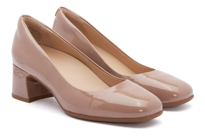 ABEO Footwear Avenue Pump Tan Patent Women Dress