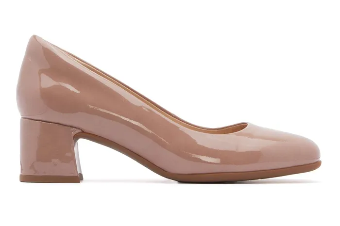 ABEO Footwear Avenue Pump Tan Patent Women Dress
