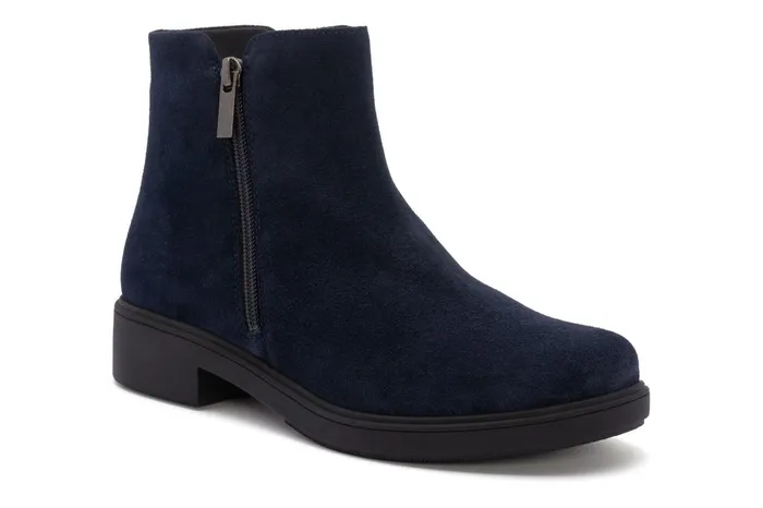 ABEO Footwear Compass Zip Navy Women Boots