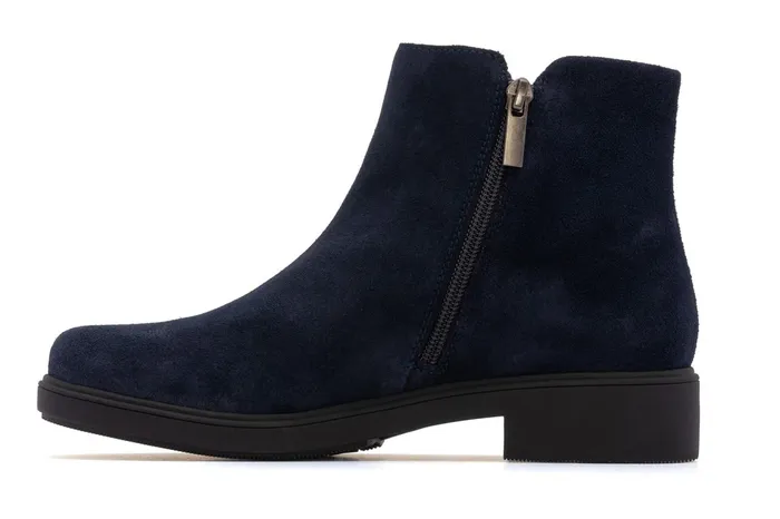 ABEO Footwear Compass Zip Navy Women Boots ABEO Footwear Compass Zip Navy Women Boots