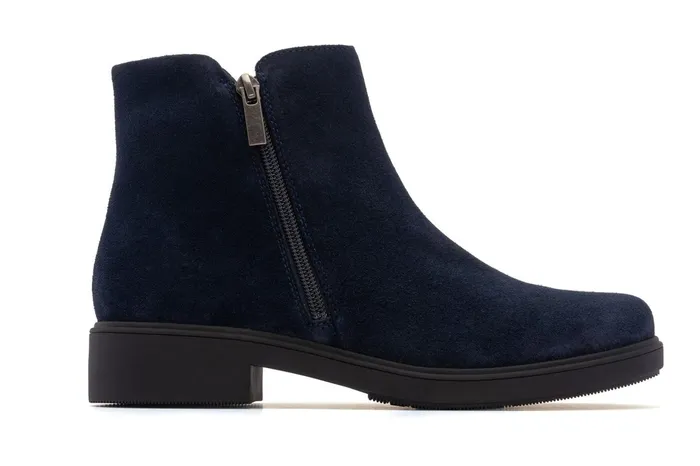 ABEO Footwear Compass Zip Navy Women Boots ABEO Footwear Compass Zip Navy Women Boots