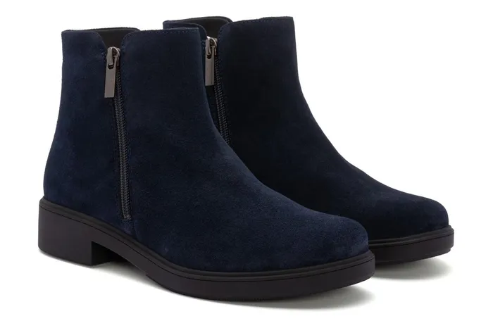 ABEO Footwear Compass Zip Navy Women Boots ABEO Footwear Compass Zip Navy Women Boots