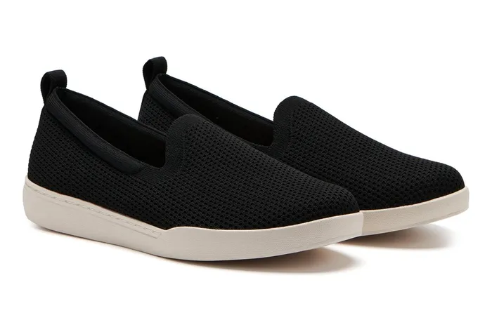 ABEO Footwear Encore Knit Slip On Black Women Sneakers ABEO Footwear Encore Knit Slip On Black Women Sneakers