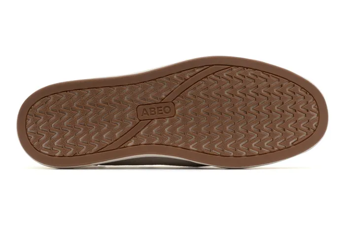 ABEO Footwear Encore Slip On Beige Canvas Women Sneakers