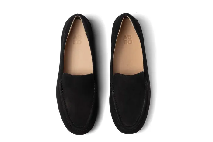 ABEO Footwear Harbor Black Nubuck Women Dress