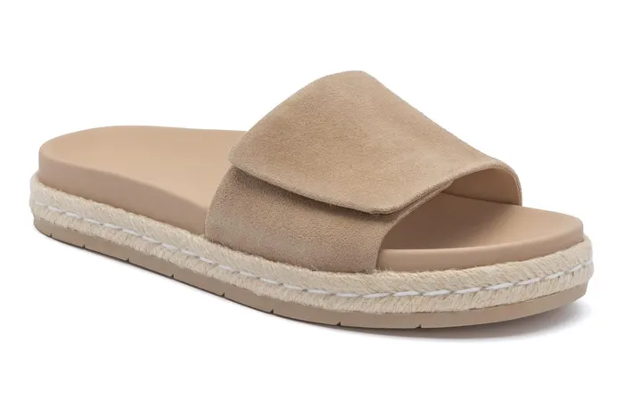 ABEO Footwear Isle Slide Cuban Sand Suede Women Sandals
