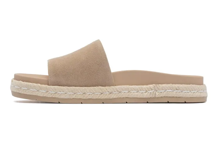 ABEO Footwear Isle Slide Cuban Sand Suede Women Sandals ABEO Footwear Isle Slide Cuban Sand Suede Women Sandals