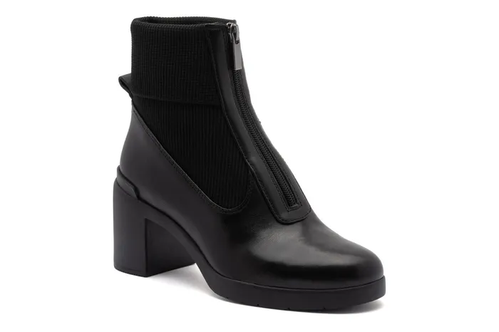 ABEO Footwear Metropolis Zip Black Women Boots