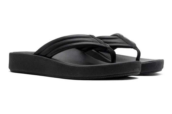 ABEO Footwear Paseo Thong Sandal Black Women Sandals