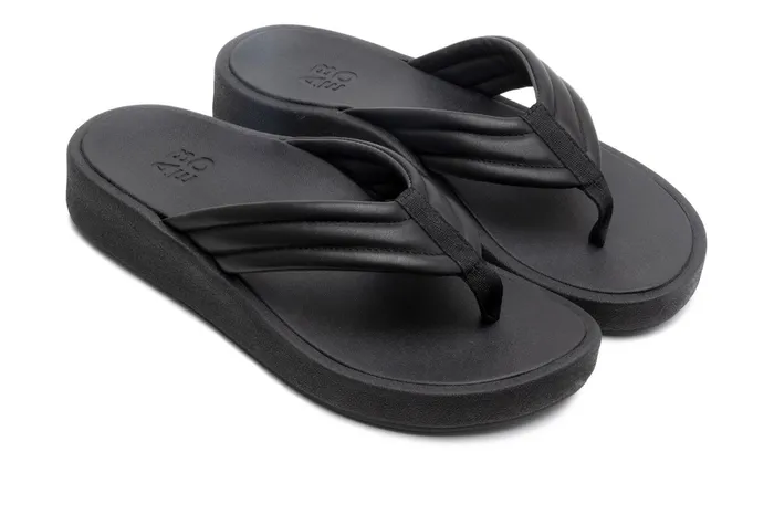 ABEO Footwear Paseo Thong Sandal Black Women Sandals