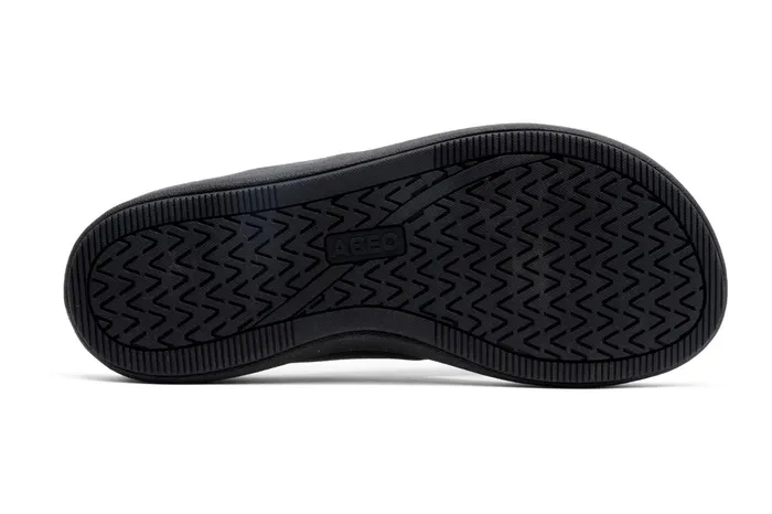 ABEO Footwear Paseo Thong Sandal Black Women Sandals