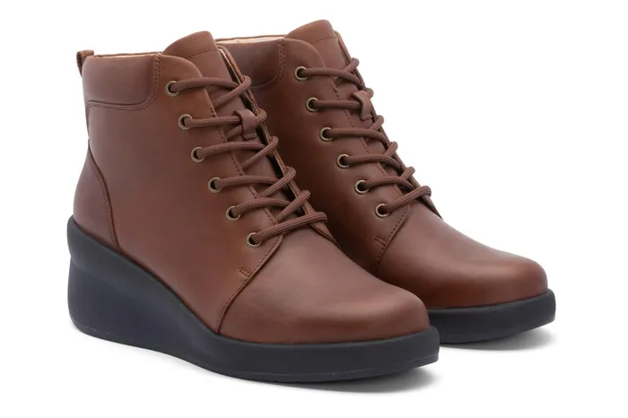 ABEO Footwear Passage Lace Up Dark Tan Women Boots ABEO Footwear Passage Lace Up Dark Tan Women Boots