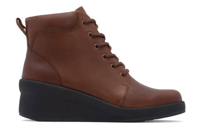 ABEO Footwear Passage Lace Up Dark Tan Women Boots ABEO Footwear Passage Lace Up Dark Tan Women Boots