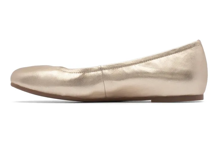 ABEO Footwear Promenade Flat Gold Women Dress