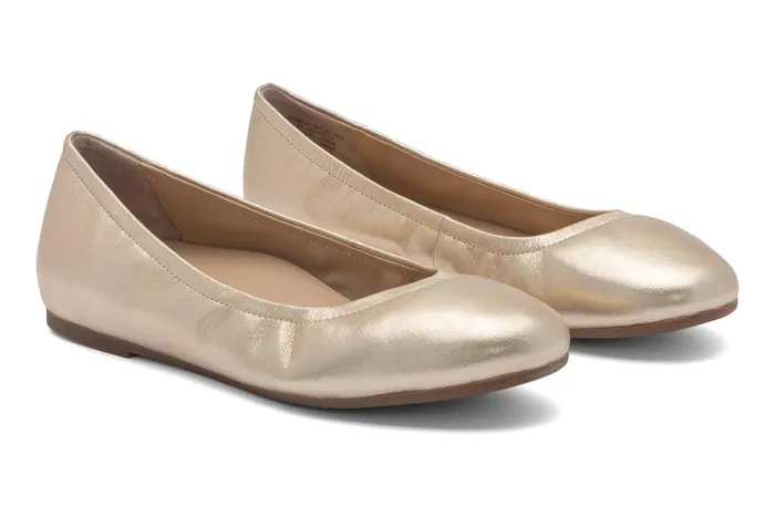 ABEO Footwear Promenade Flat Gold Women Dress