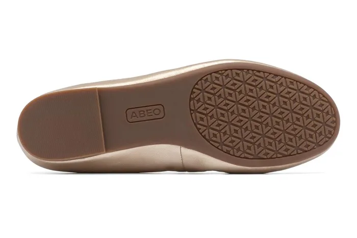 ABEO Footwear Promenade Flat Gold Women Dress