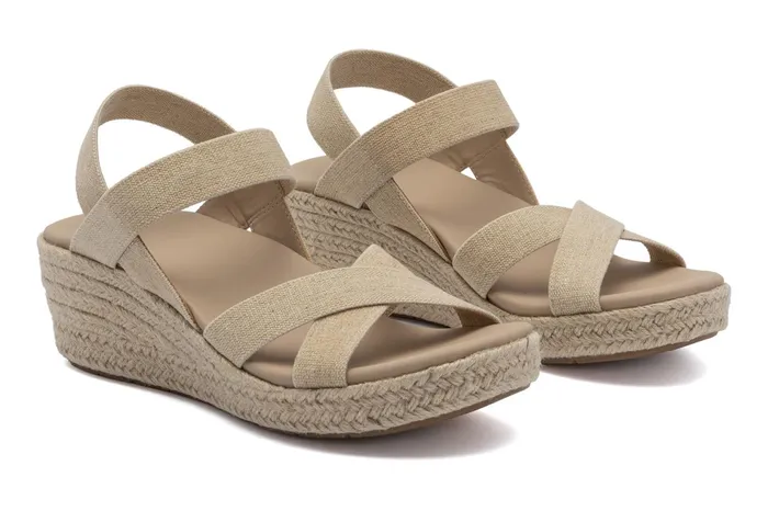 ABEO Footwear Riviera Stretch Linen Women Sandals