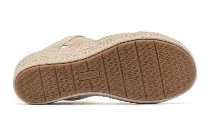 ABEO Footwear Riviera Stretch Linen Women Sandals