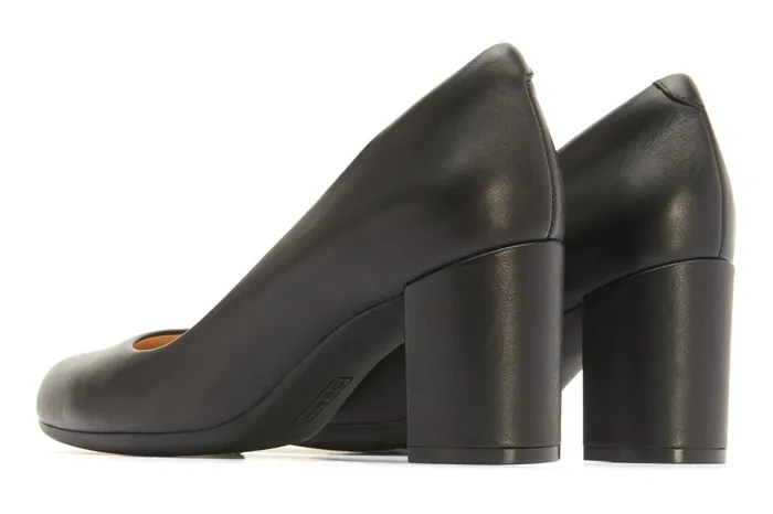 ABEO Footwear Tempo Pump Black Leather Women Dress