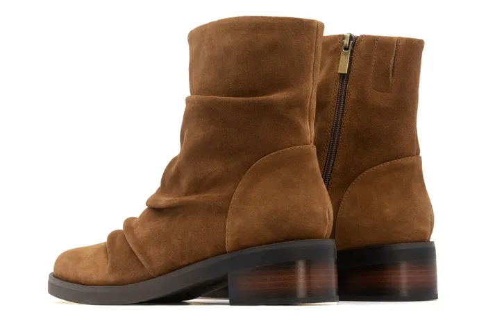 ABEO Footwear Traverse Scrunch Light Tan Women Boots