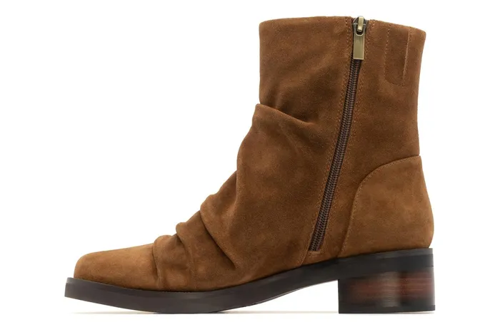 ABEO Footwear Traverse Scrunch Light Tan Women Boots