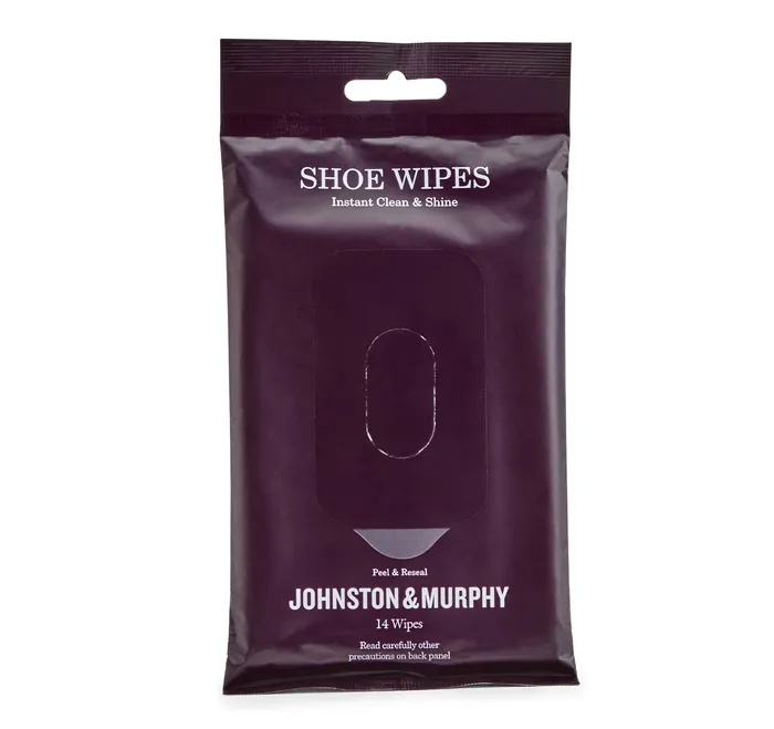 Accessories Men Shoe Wipes Clear Johnston and Murphy