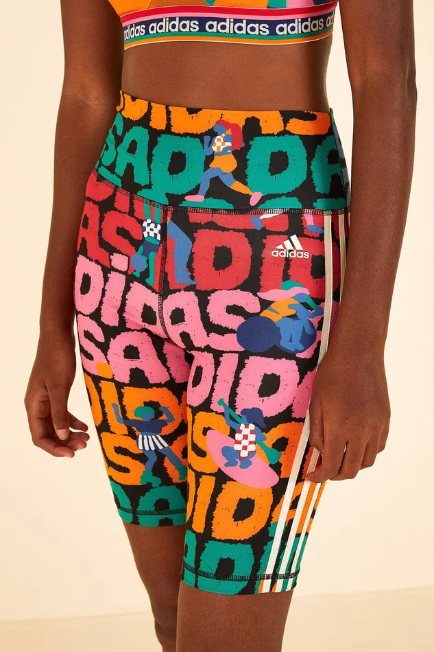 Adidas Farm Bike Short Black Women Farm Rio Shorts