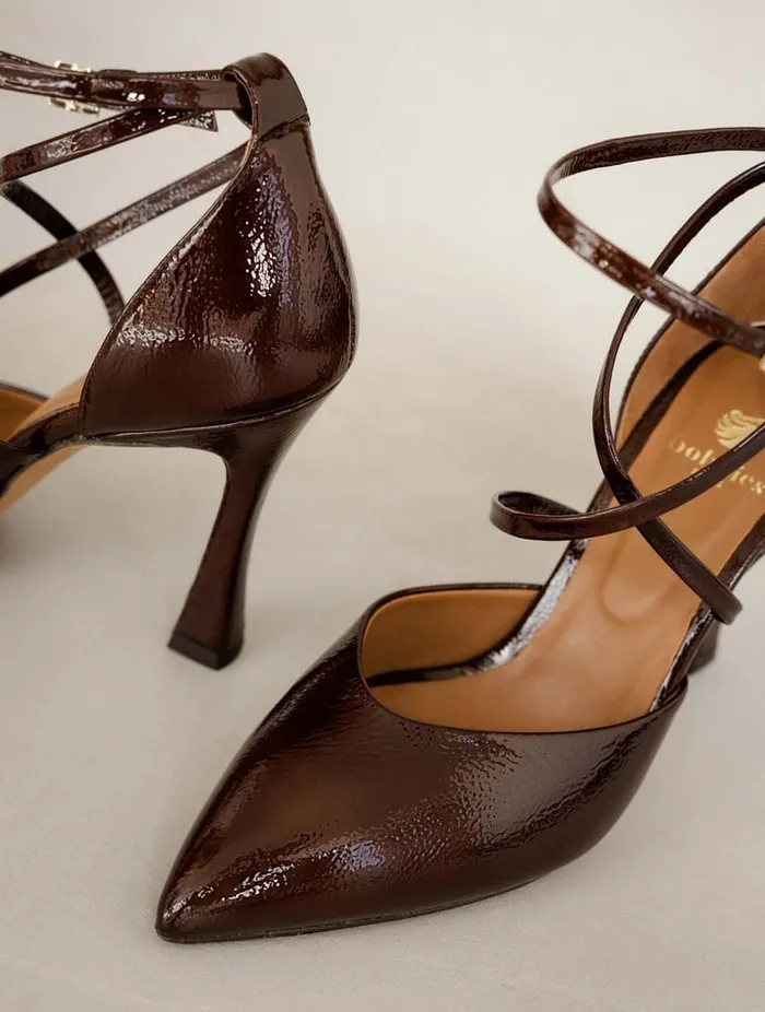Agathe Ganache Women Bobbies Pumps and Mary Janes