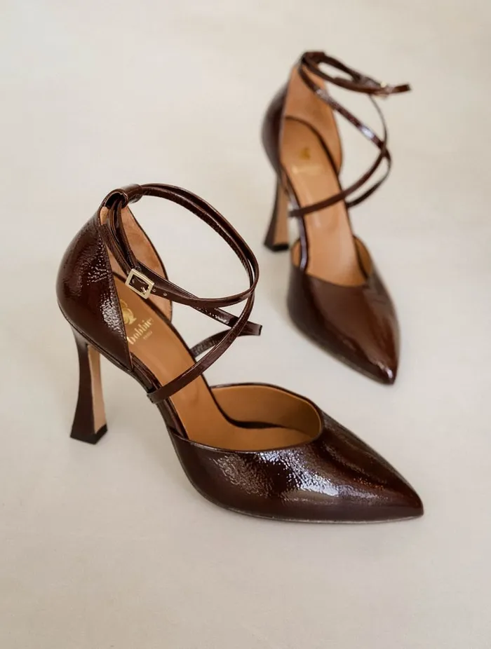 Agathe Ganache Women Bobbies Pumps and Mary Janes
