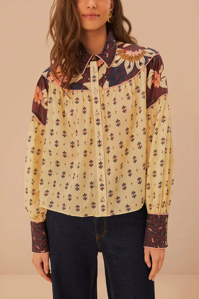 Ainika Chill Burgundy Blouse Women Farm Rio Blouses