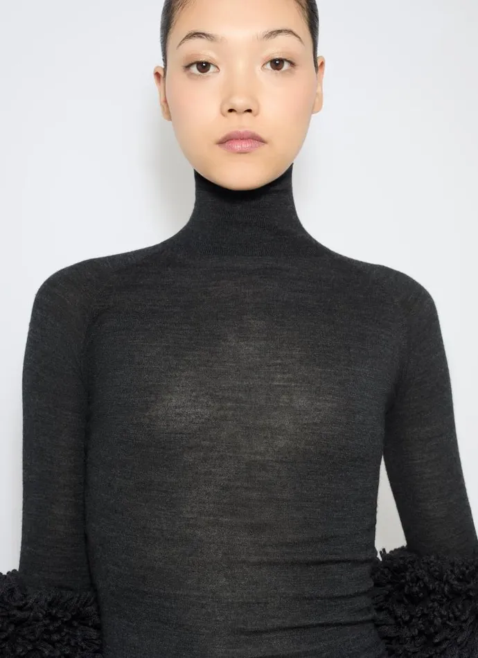 Alaa Bodysuits and Leggings DRAPED KNIT BODY Black 8211 Women Alaa Bodysuits and Leggings DRAPED KNIT BODY Black 8211 Women
