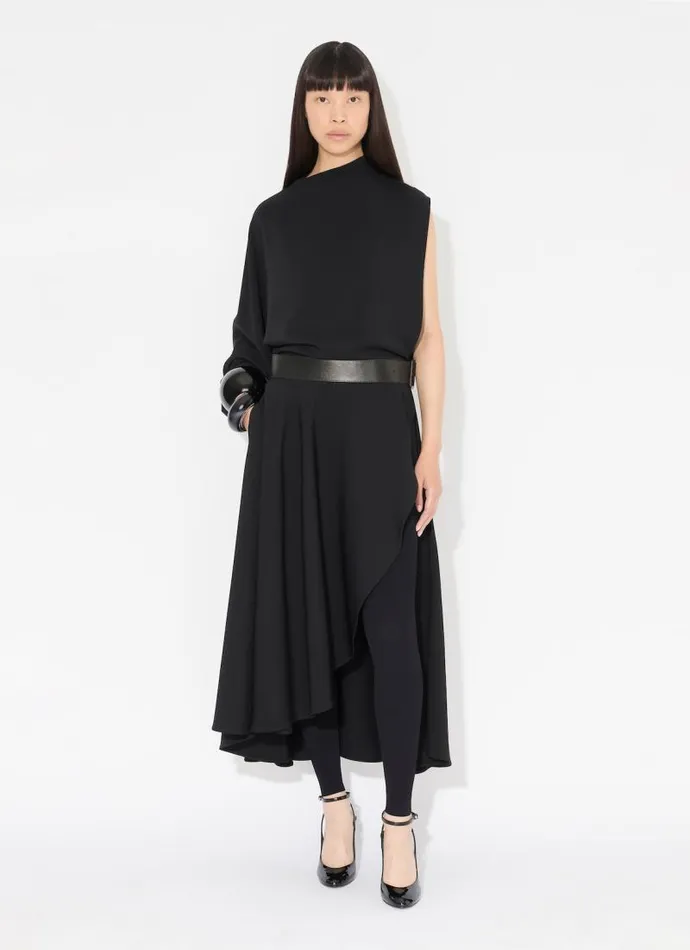 Alaa Bodysuits and Leggings RIBBED KNIT JUMPSUIT Black 8211 Women