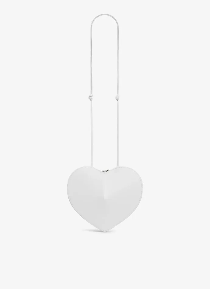 Alaa CrossBody Bags LE CUR BAG IN CALFSKIN Optic White 8211 Women Alaa CrossBody Bags LE CUR BAG IN CALFSKIN Optic White 8211 Women