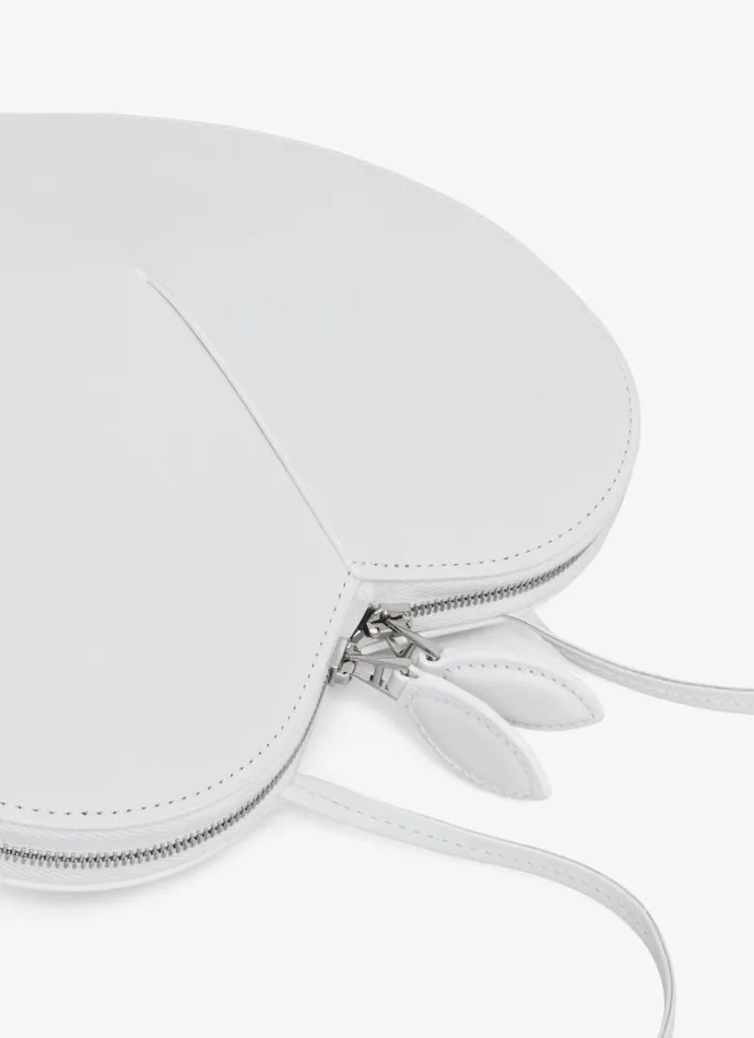 Alaa CrossBody Bags LE CUR BAG IN CALFSKIN Optic White 8211 Women Alaa CrossBody Bags LE CUR BAG IN CALFSKIN Optic White 8211 Women