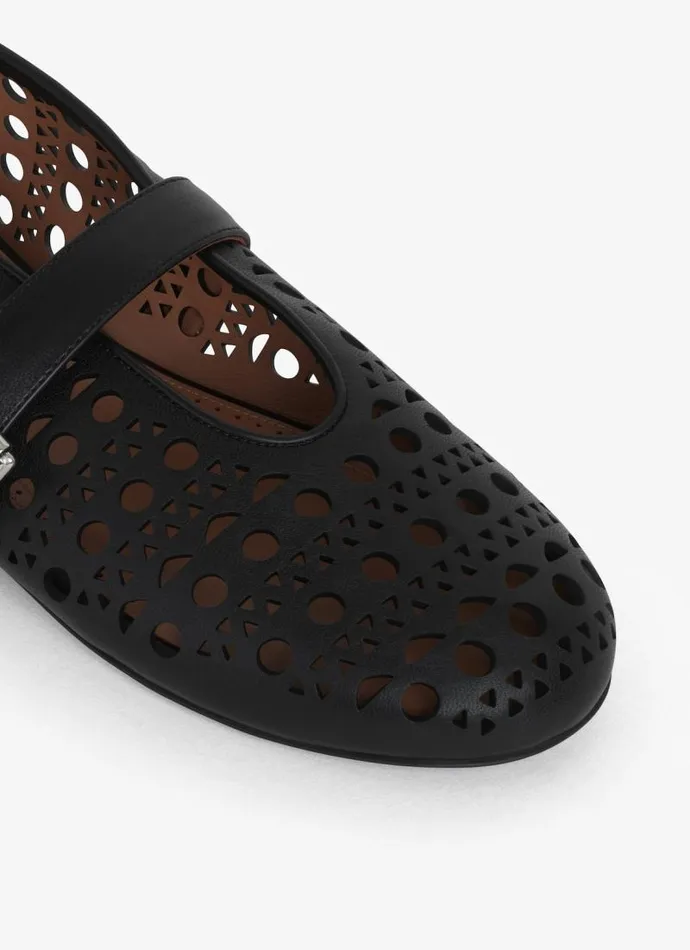 Alaa Flat Shoes BALLET FLATS IN VIENNE LAMBSKIN Black 8211 Women Alaa Flat Shoes BALLET FLATS IN VIENNE LAMBSKIN Black 8211 Women