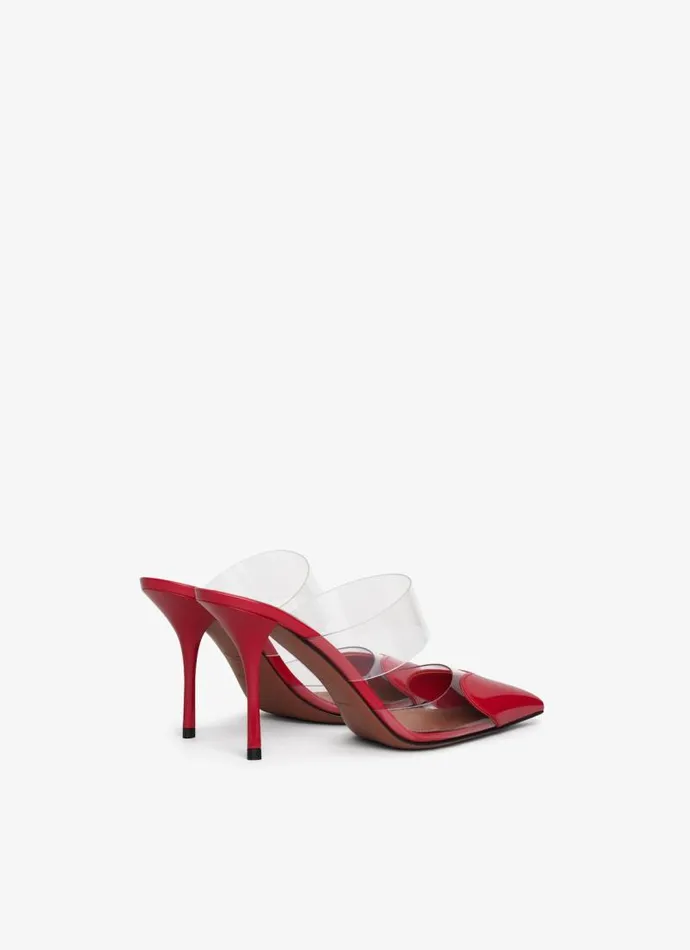 Alaa Le Cur LE CUR MULES IN PATENT CALFSKIN Lacquer Red 8211 Women