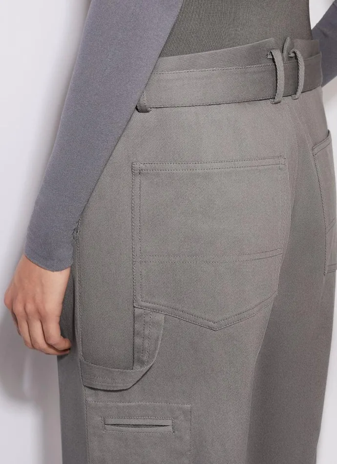 Alaa Pants and Shorts CARGO TROUSERS WITH KNIT BAND Steel 8211 Women Alaa Pants and Shorts CARGO TROUSERS WITH KNIT BAND Steel 8211 Women