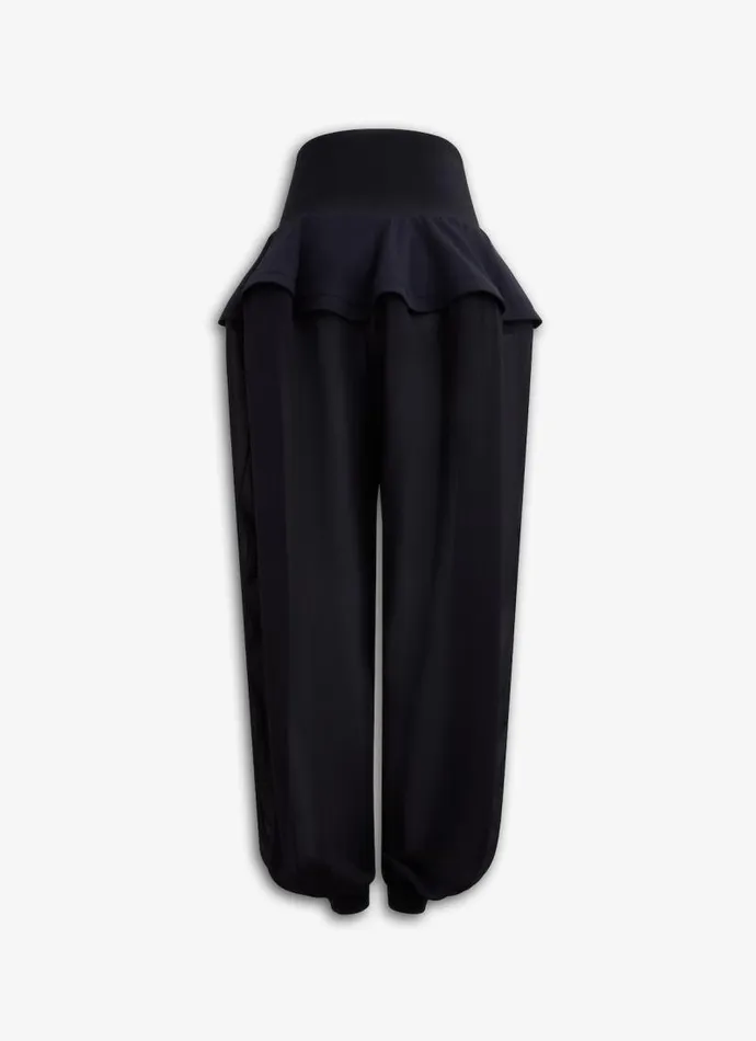 Alaa Pants and Shorts GEORGETTE PEPLUM PANTS Black 8211 Women Alaa Pants and Shorts GEORGETTE PEPLUM PANTS Black 8211 Women