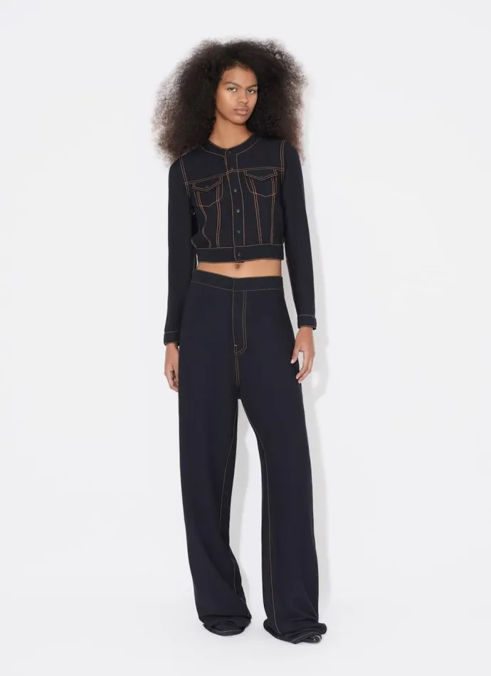 Alaa Pants and Shorts TAILORED TROUSERS Denim Blue 8211 Women