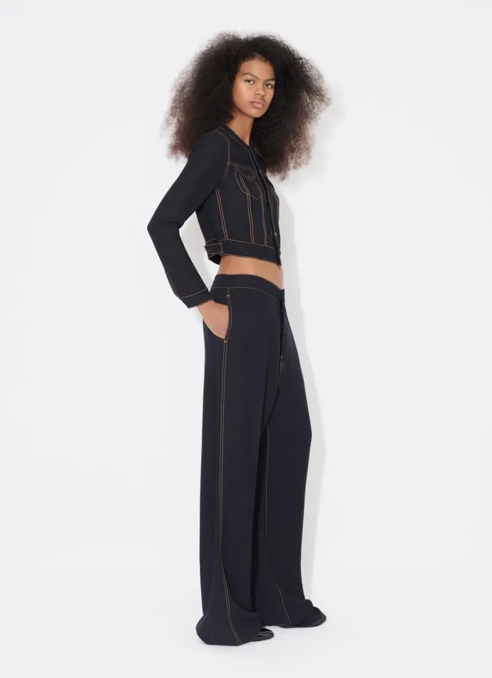 Alaa Pants and Shorts TAILORED TROUSERS Denim Blue 8211 Women