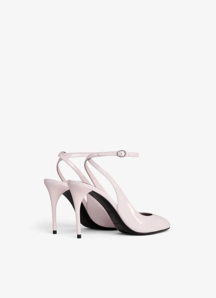 Alaa Sandals DECOLLETE SLINGBACKS IN PATENT CALFSKIN Candy 8211 Women