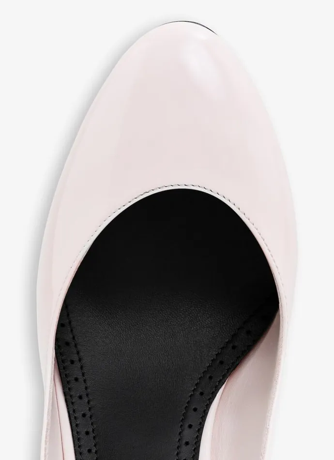 Alaa Sandals DECOLLETE SLINGBACKS IN PATENT CALFSKIN Candy 8211 Women