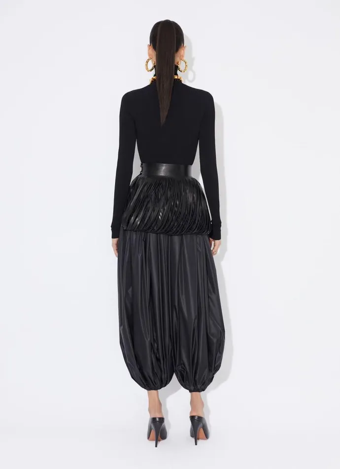 Alaa Skirts FRINGED LEATHER BELT Black 8211 Women