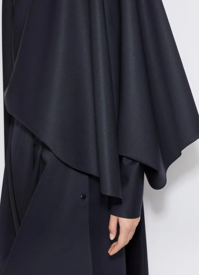 Alaa Tops and Shirts BACKLESS SCARF BLOUSE Denim Blue 8211 Women