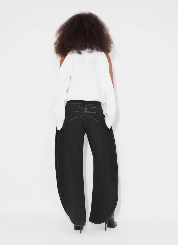 Alaa Tops and Shirts BALLOON SLEEVE SHIRT IN COTTON POPLIN White 8211 Women