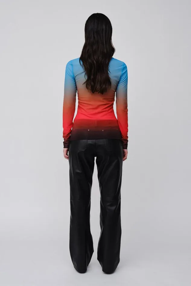 Alba Gradient 8211 Gradient Red Women Won Hundred Shirts and Blouses
