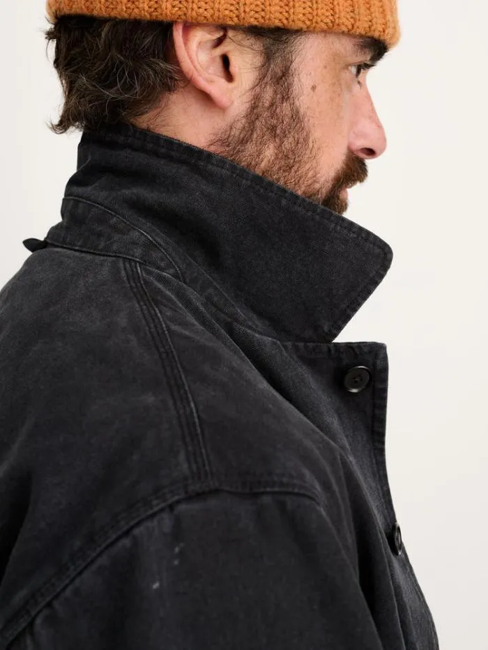 Alex Mill Jackets Coats Frontier Jacket In Recycled Canvas Washed Black 8211 Men