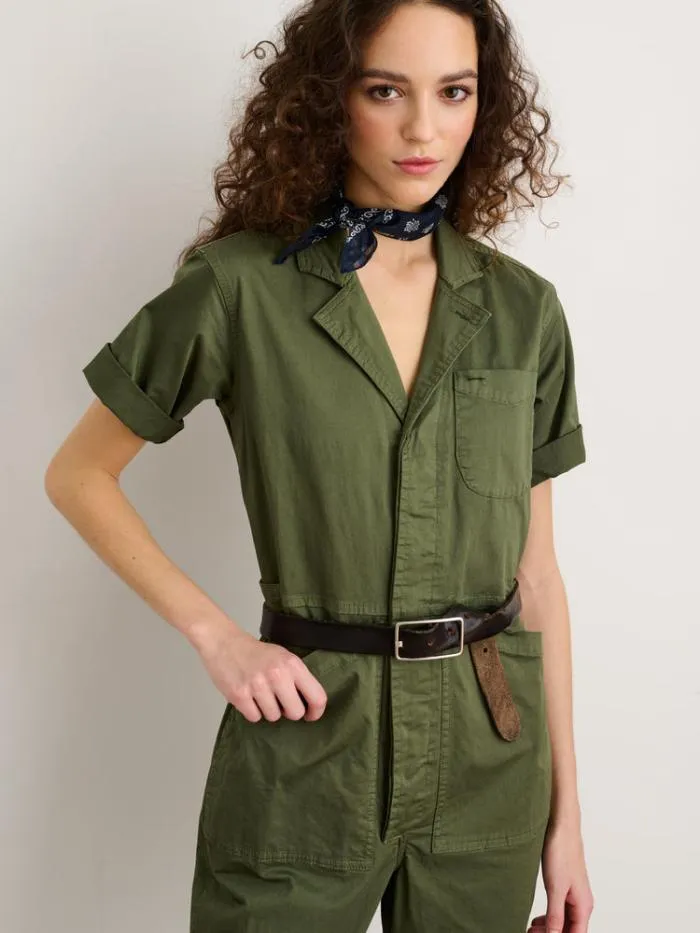 Alex Mill Jumpsuits Standard Short Sleeve Jumpsuit Faded Olive 8211 Women