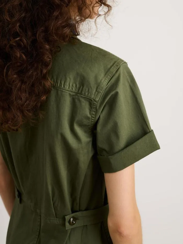 Alex Mill Jumpsuits Standard Short Sleeve Jumpsuit Faded Olive 8211 Women